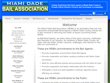 Tablet Screenshot of miamidadebailassociation.com